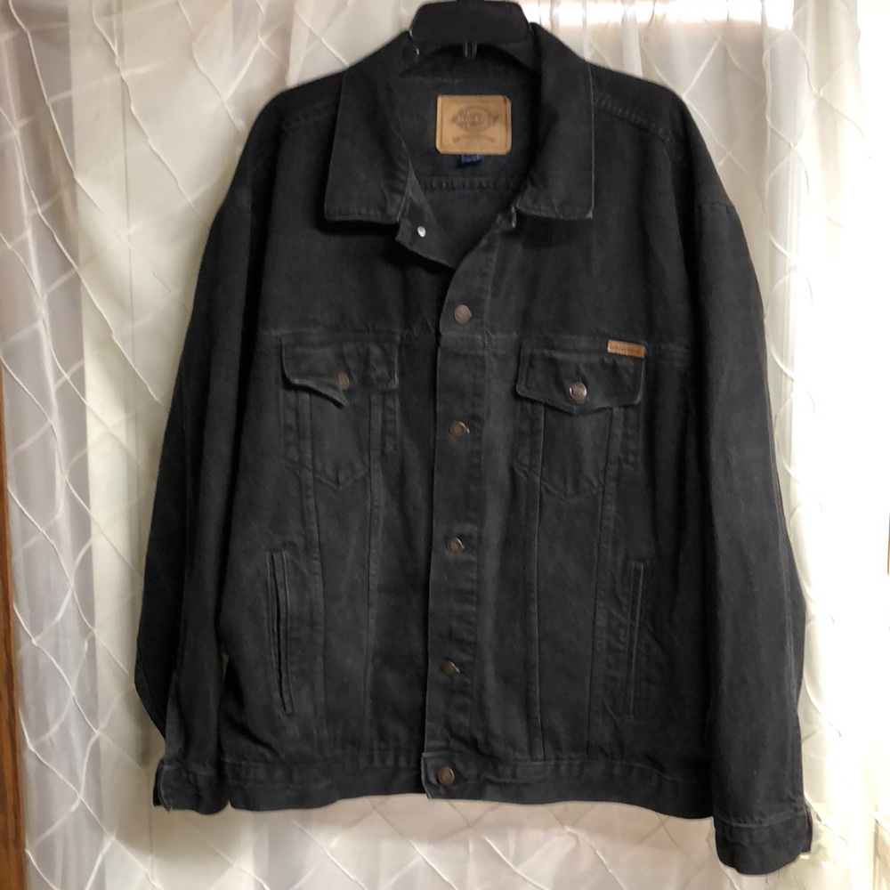 Dickie Denim Black Jean Jacket Sz XXL
